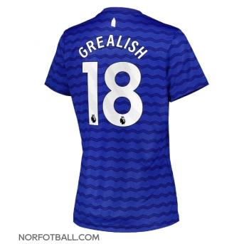 Billige Fotballdrakt Everton Jack Grealish #18 Replika Hjemmedrakt Dame 2025-26 Kortermet